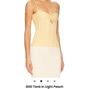 Lovers + Friends Light Peach Gitti Tank